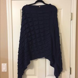 Francesca’s Navy Poncho